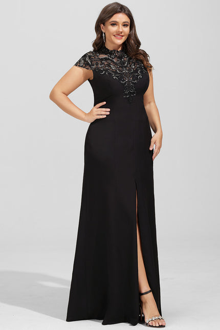 Robe Dentelle Noire Glamour - gallery 8