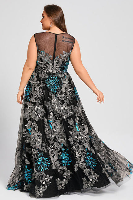 Robe Dentelle Soirée Florale Chic - gallery 8