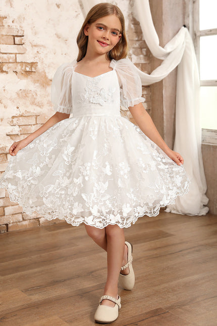 Robe Dentelle Nuptiale Enfantine Élégante - gallery 2