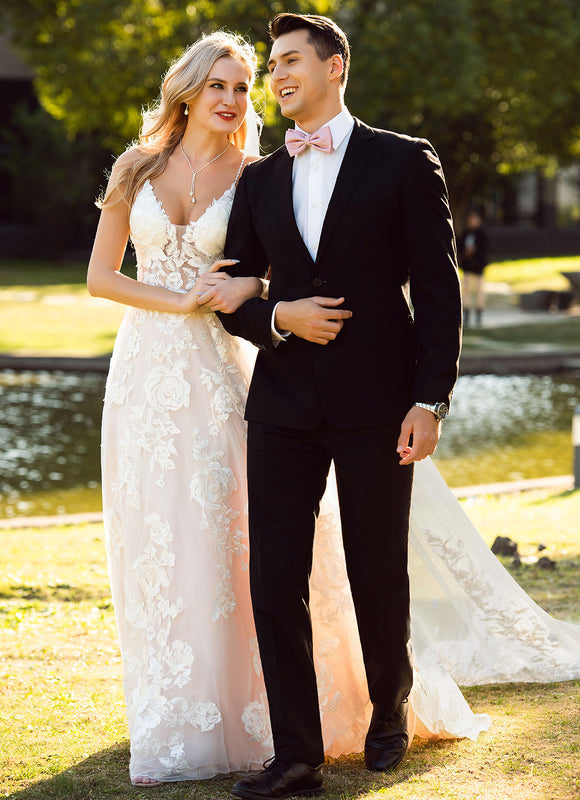 Robe Longue Ecru Dentelle - gallery 8