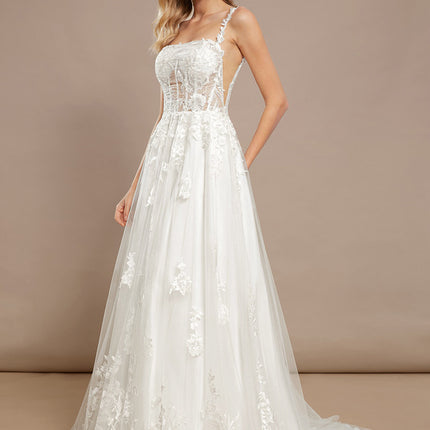 Robe Dentelle Princesse Tulle Floral