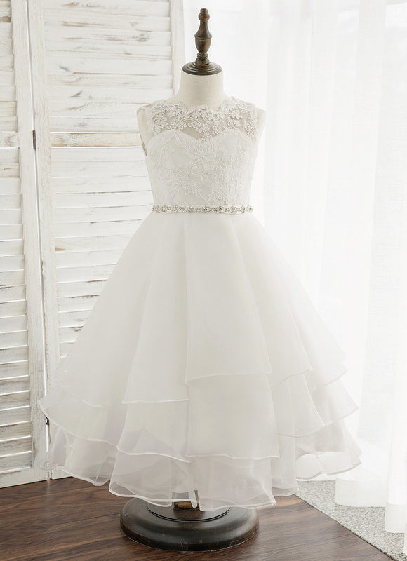Robe Dentelle Enfant Organza - gallery 5