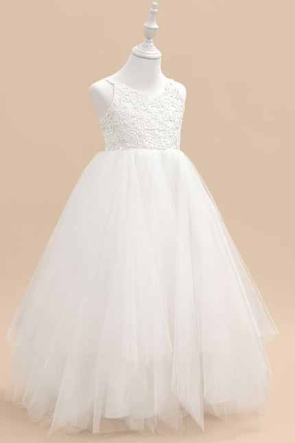 Robe Dentelle Nuptiale Blanche Tulle - gallery 3