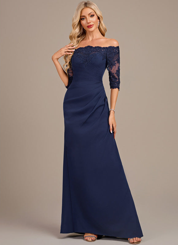 Robe Longue Dentelle Cérémonie - gallery 1