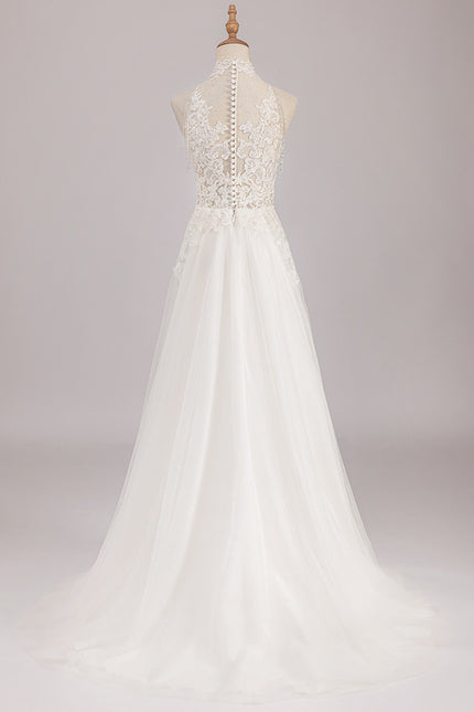 Robe Dentelle Nuptiale Ethérée - gallery 4