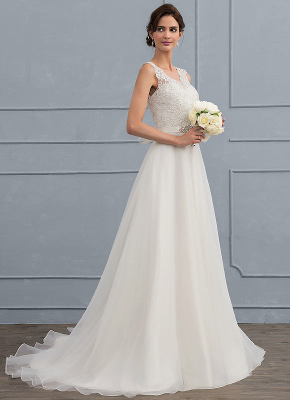 Robe Dentelle Flottante Élégante - gallery 2