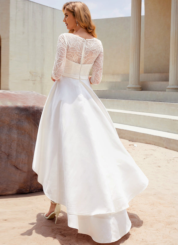 Robe Dentelle Satinée Étoile Flottante - gallery 6
