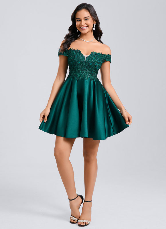 Robe Manche Dentelle - gallery 5