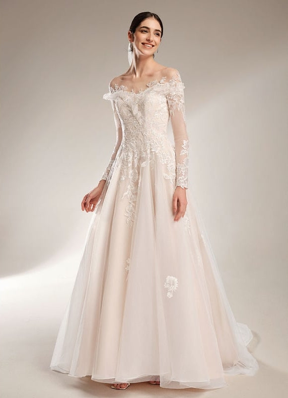 Robe Dentelle De Mariée Élégante - gallery 1