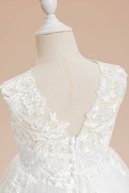 Robe Dentelle Tulle Embellie - gallery 2