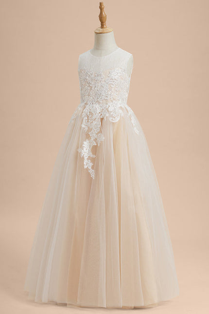 Robe Dentelle Tulle Perlée - gallery 4