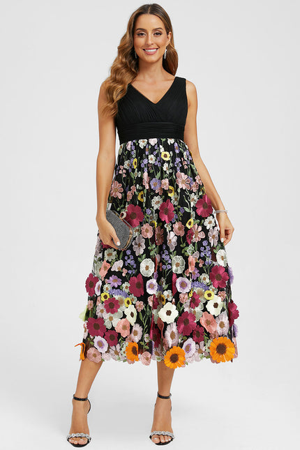 Robe Dentelle Éclat Florale - gallery 3