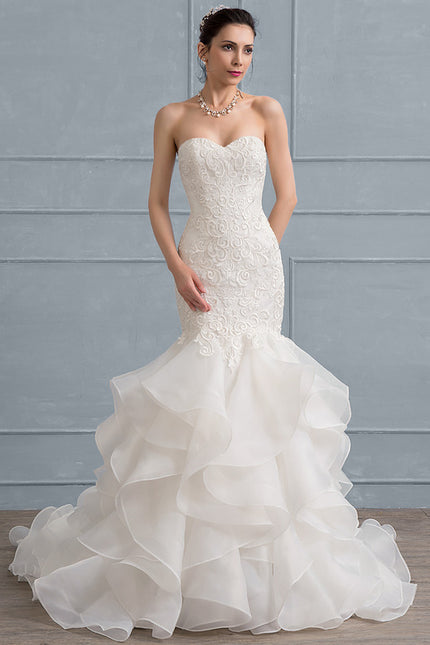 Robe Dentelle Sirène Dentelle - gallery 3