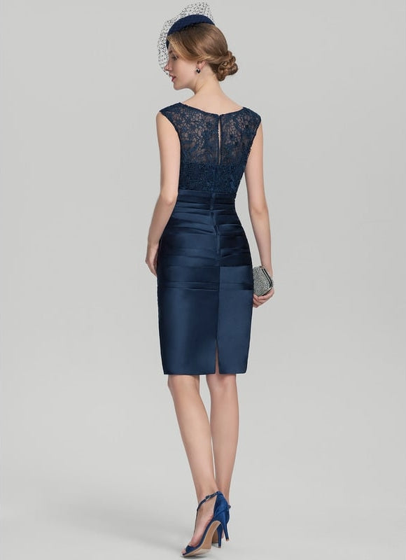 Robe Dentelle Chic Marine - gallery 2