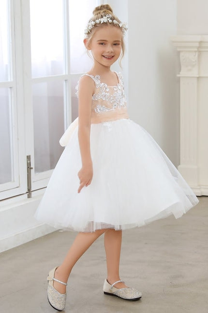 Robe Dentelle Nuptiale Enfantine - gallery 2