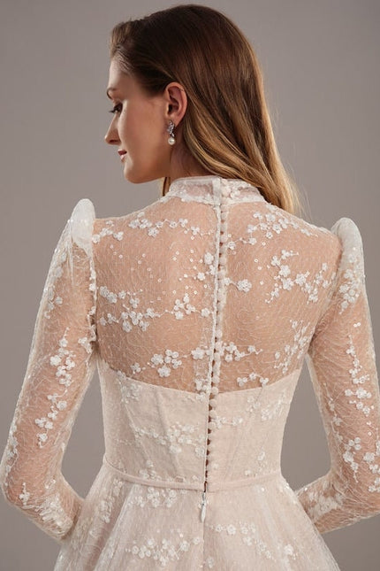 Robe Empire Dentelle - gallery 4