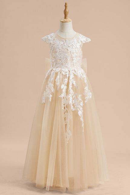 Robe Dentelle Élégance Florale Douce - gallery 4