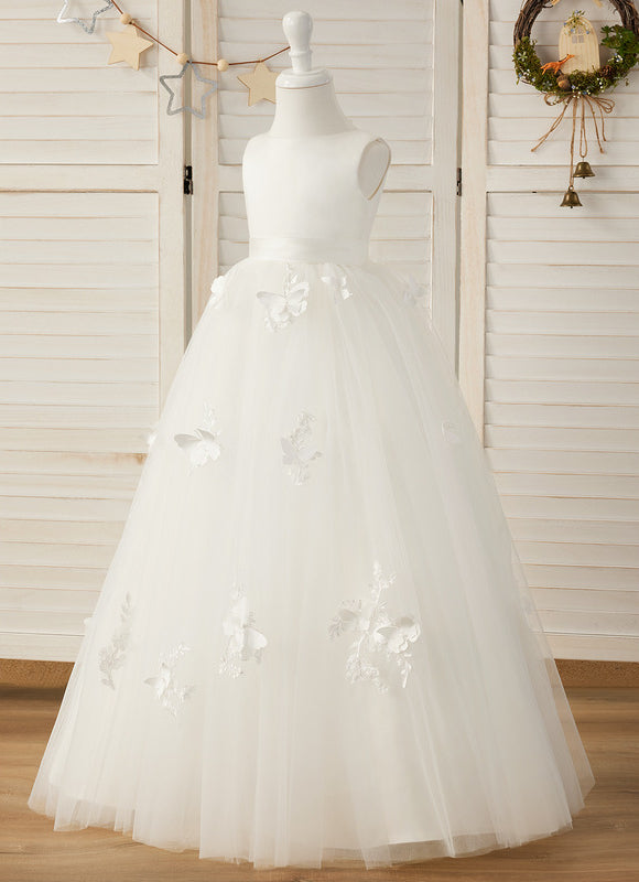 Robe Dentelle Mariée Enfant Blanche - gallery 3