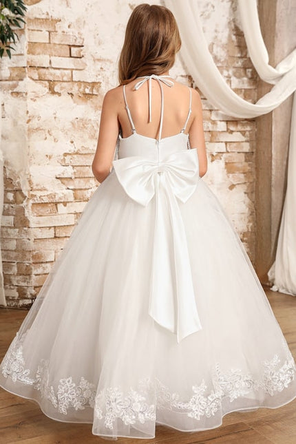 Robe Dentelle Nuptiale Tulle Enfant - gallery 4