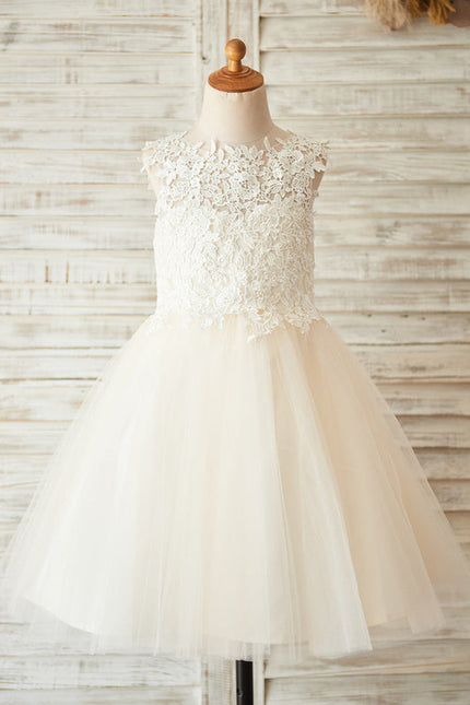 Robe Dos Nu Dentelle Blanche - gallery 4