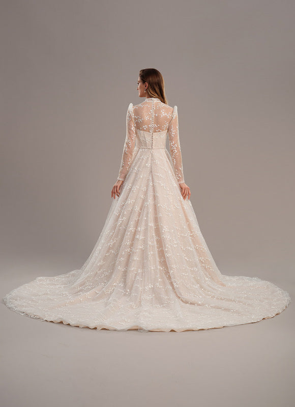 Robe Empire Dentelle - gallery 5