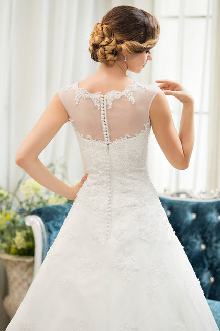 Robe Dentelle Élégante Cristal - gallery 1