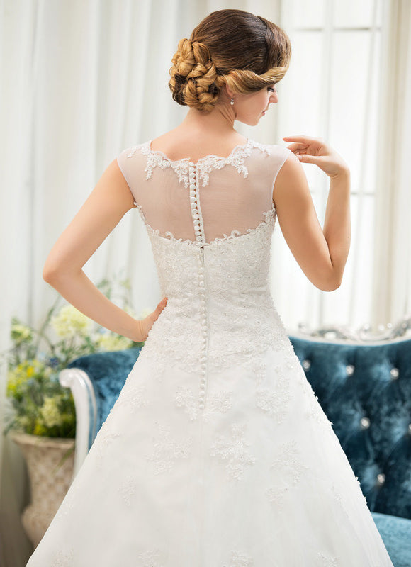 Robe Dentelle Élégante Cristal - gallery 1