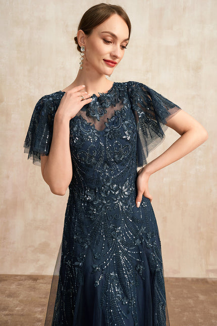 Robe Dentelle Éclat Océanique - gallery 6