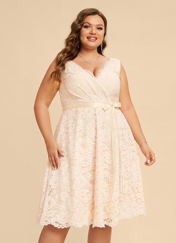 Robe Dentelle Dentelle Vaporeuse - gallery 5