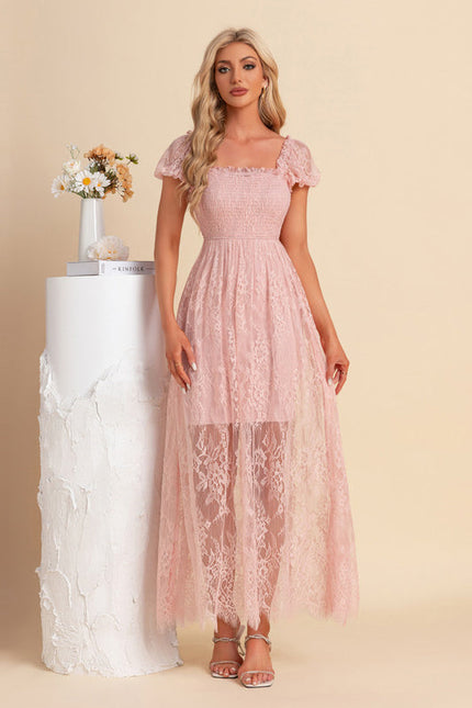 Robe Droite En Dentelle - gallery 6