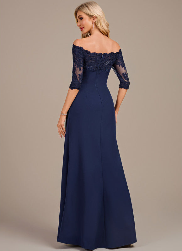 Robe Longue Dentelle Cérémonie - gallery 4