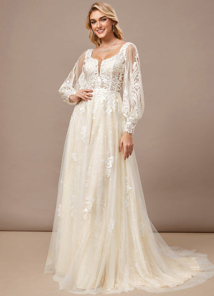 Robe Mariee Dentelle Manche Courte