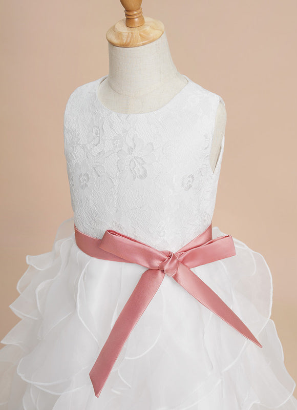 Robe Dentelle Cérémonie Enfantine - gallery 4
