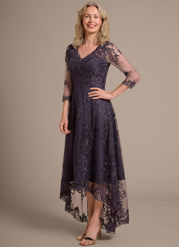 Robe Dentelle Et Mousseline - gallery 4