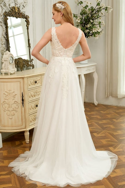 Robe Dentelle Élégance Nuptiale Tulle - gallery 4