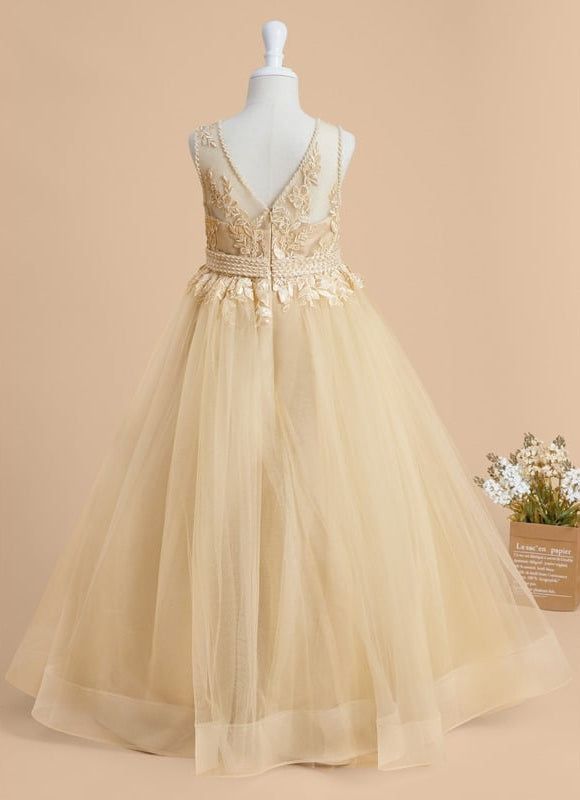 Robe Longue Romantique Dentelle - gallery 2