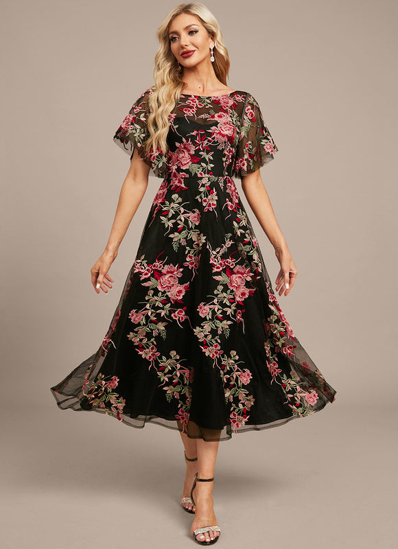 Robe Dentelle Florale Chic