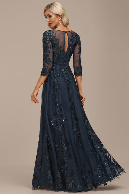 Robe Dentelle Éclat Océanique - gallery 3