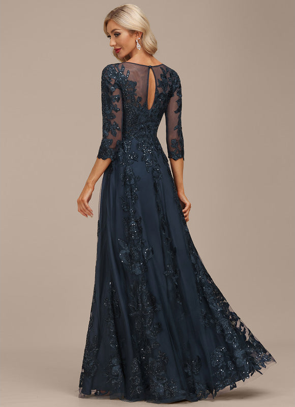 Robe Dentelle Éclat Océanique - gallery 3