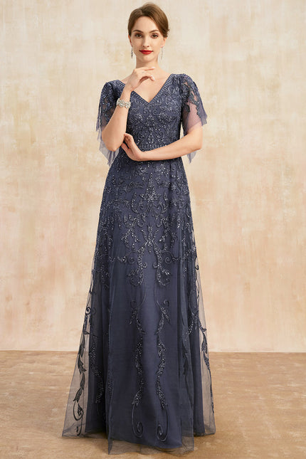 Robe Dentelle Vaporeuse Ornée - gallery 2