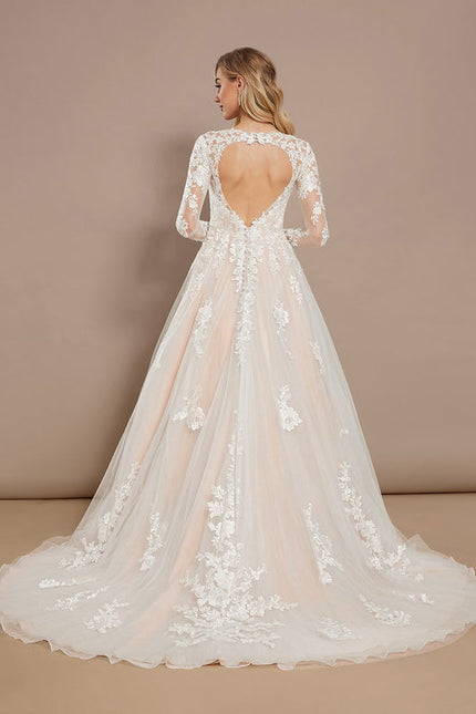 Robe Dentelle Tulle Délicate - gallery 6