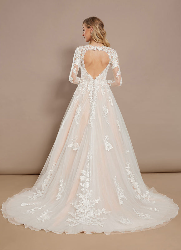 Robe Dentelle Tulle Délicate - gallery 6