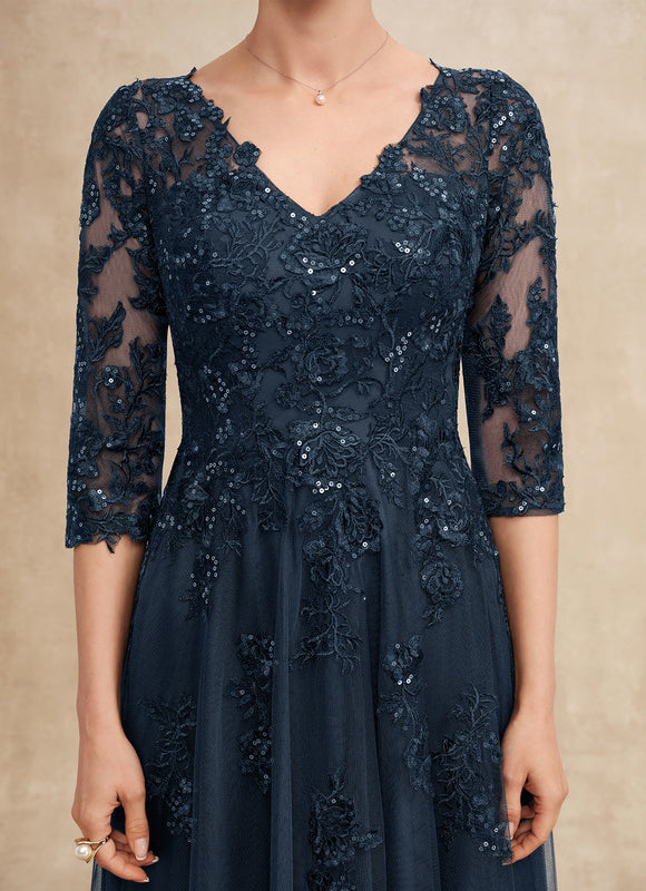 Robe Dentelle Vaporeuse Ornée - gallery 7