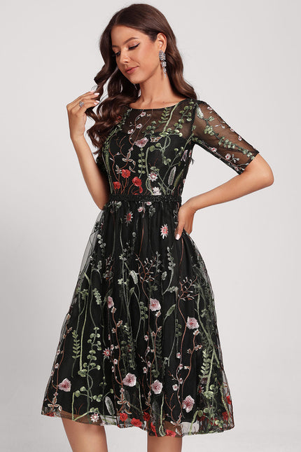 Robe Dentelle Genoux - gallery 2