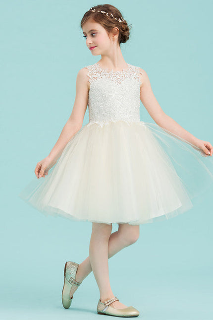 Robe Dos Nu Dentelle Blanche - gallery 3