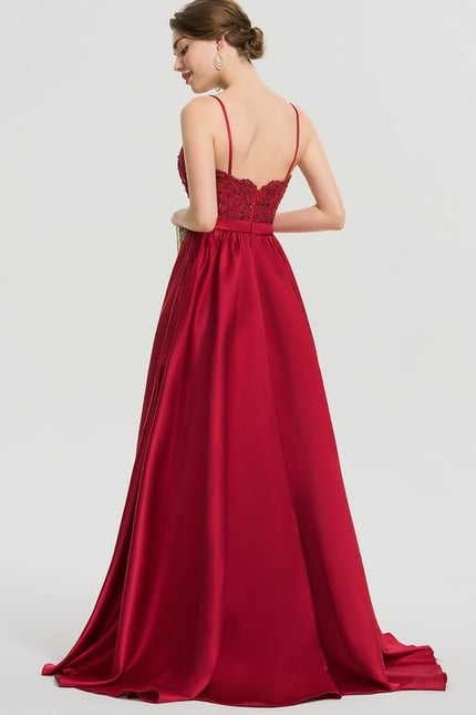 Robe Dentelle Ébène Rubis - gallery 8