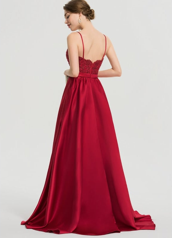 Robe Dentelle Ébène Rubis - gallery 8