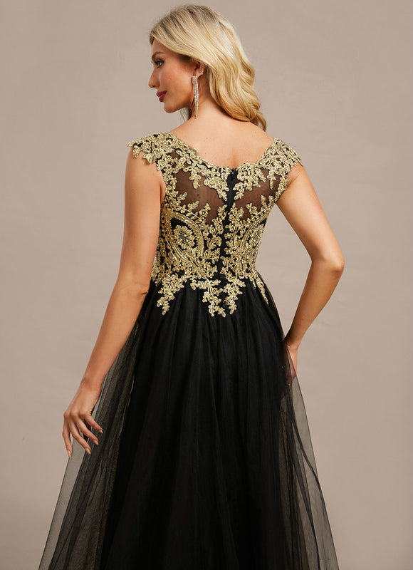 Robe Dentelle Transparente Longue - gallery 7