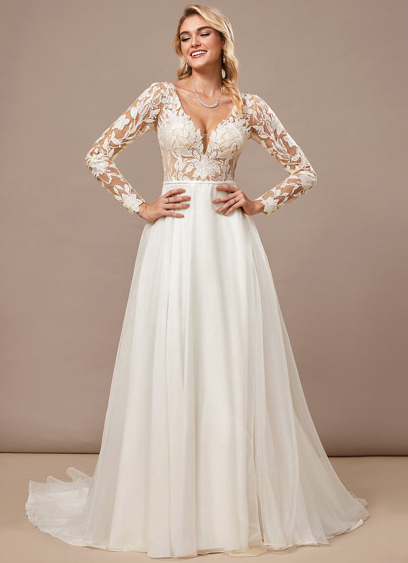 Robe De Mariee Organza Dentelle - gallery 3
