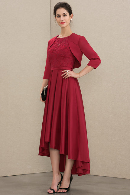 Robe Dentelle Rouge Chic - gallery 5